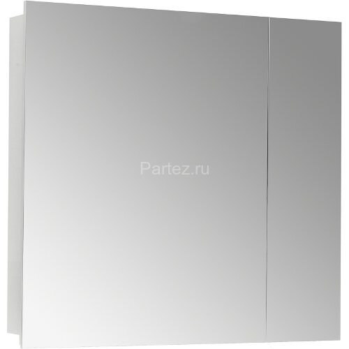 Зеркальный шкаф Aquaton Лондри 80 белый глянцевый (1A267202LH010)