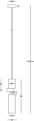 Подвесной светильник Maytoni MOD303PL-01CFL3