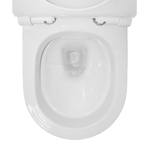 Унитаз подвесной Azario Nova 360х480х360 безободковый, с ультратонким сиденьем микролифт (AZ2217)