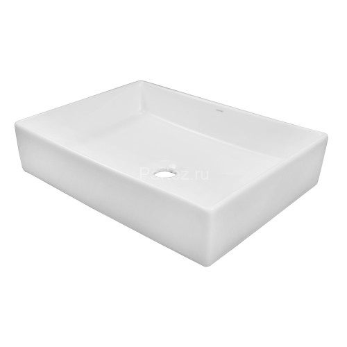 Раковина накладная Azario 510х370х110 прямоугольная, белый глянец (AZ-78570B)