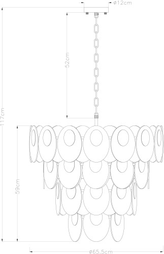 Подвесная люстра Arte Lamp A4067LM-11CC