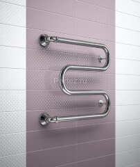 Полотенцесушитель водяной Маргроидид М-образный "Вид 37" 60х50, хром