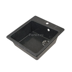 Кухонная мойка AQUATON Парма 510х470х175 мм, графит (1A713032PM210)