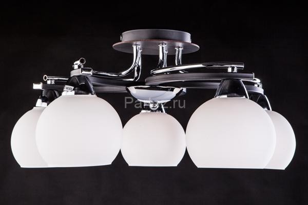 Потолочная люстра Eurosvet 9654/5 хром / венге