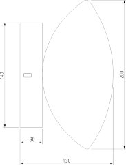 Настенный светильник Eurosvet 50389/1 LED латунь