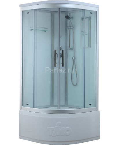 Timo Standart T-6600 Silver душевая кабина (100*100*220), шт
