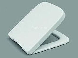 Крышка-сиденье для унитаза Haro Куад микролифт, стальное быстросъемное крепление с эксцетриком, бело