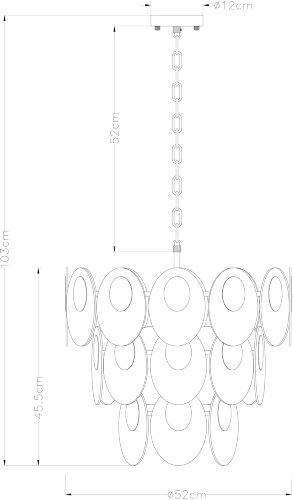 Подвесная люстра Arte Lamp A4067LM-7CC