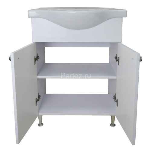 Комплект тумба Моника New 60 (600х820х460) с раковиноBasic 60 (CS00071366)