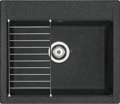 Кухонная мойка AQUATON Делия 60, графит (1A715232LD210)