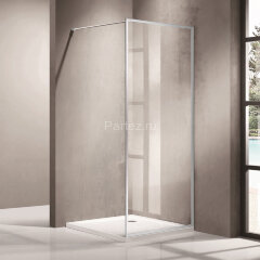 Душевая перегородка Azario RICHMOND Walk-in 1000х2000 прозрачное стекло, цвет профиля серебро (AZ-NAG 6310 1000)