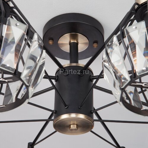 Потолочная люстра Eurosvet 70075/8 черный