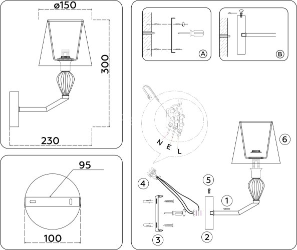 Бра Ambrella LH75065