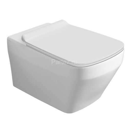 Унитаз подвесной Simas Baden Baden 360х560х310 безободковый, с креплением F85, цвет белый (BB18bi)