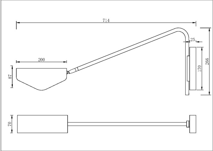 Бра Maytoni MOD417WL-01BS1