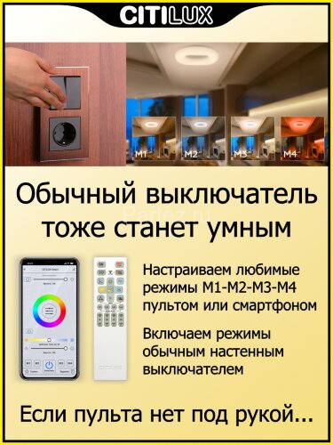 Потолочная люстра Citilux CL732A520G