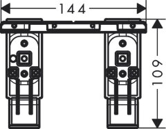 Комплект адаптеров для монтажа Axor Universal Accessories (42870000)