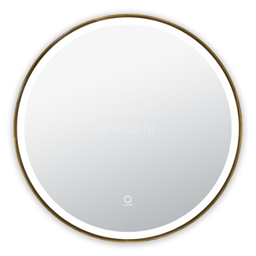 Зеркало AZARIO Diana D800 с подсветкой, сенсорный выключатель с функцией диммера, в алюминиевой раме