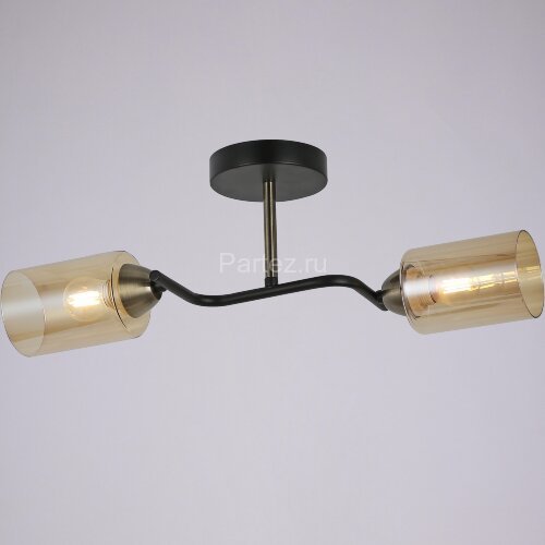 Потолочная люстра ILLUMICO IL8148-2COU-79 BK BR Bice