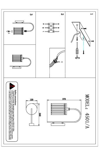 Бра Newport 4501/A chrome