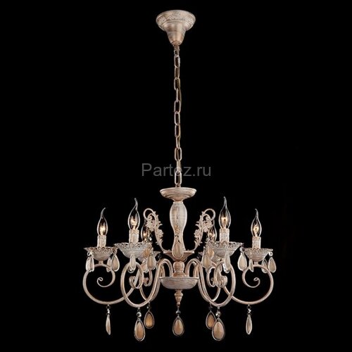 Подвесная люстра Eurosvet 10009/6 золото с белым