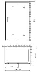 Душевой уголок Gemy Victoria S30191A-A90