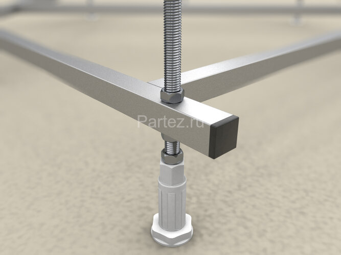 Каркас к ваннам серии Azario LILIANA 150 / EMILIA 150 сборный, шпильки, алюминий/сталь (AV.0011150K)