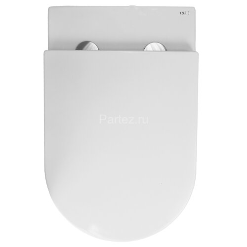 Унитаз приставной Azario 580х360х430 безободковый, быстросъемное сиденье микролифт, с системой смыва