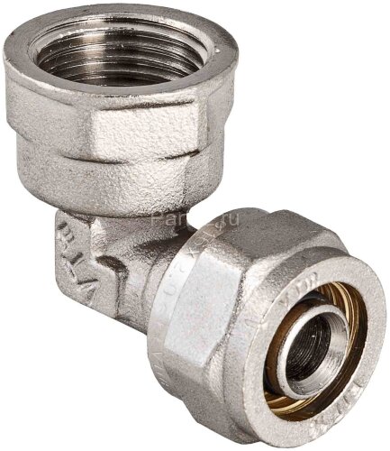 Угол обжимной с внутренней резьбой 16х3/4" VALTEC