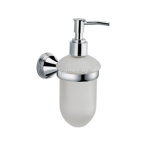 Дозатор жидкого мыла Fixsen Laguna, стекло, хром (GR-7812)