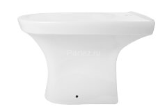 Биде напольное Керамин Санти 350х535х400 угловое скрытое крепление в комплекте, белый (CS00087560)