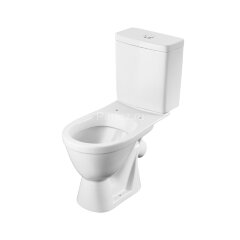 Унитаз-компакт Santek Уно эконом полипропилен, пластиковый крепеж, softclose (1.WH50.1.613)