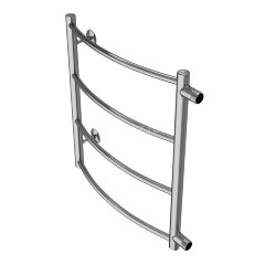 Полотенцесушитель водяной AZARIO VERONA 500/600 4 секции, боковое подключение, 1", хром (AZ04556)