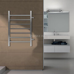 Полотенцесушитель водяной AZARIO ANCONA 500/800 квадрат, 7 секций, боковое подключение, 3/4", хром (