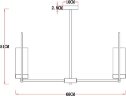 Потолочная люстра Arte Lamp A7004PL-5BK