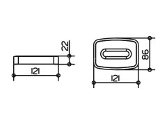 Мыльница Keuco Elegance, Хром (11655019001)