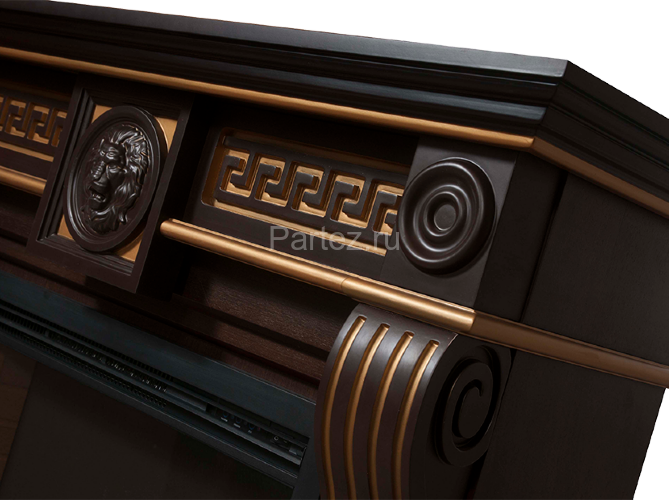 Портал Electrolux Vittoriano 30 темный дуб с золотой патиной