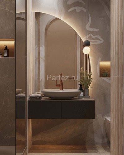 Зеркало AZARIO MARIO 686х1097 правое, c подсветкой и диммером, бесконтактный сенсор (LED-00002541)