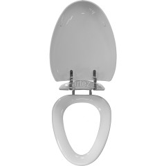 821BS сиденье для унитаза пластик с микролифтом, белое  MELANA