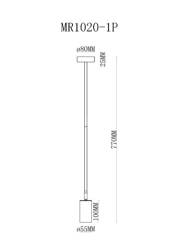 Подвесной светильник MyFar MR1020-1P