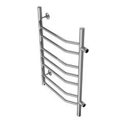 Полотенцесушитель водяной AZARIO RAVENNA 500/800 7 секций, боковое подключение, 1", хром (AZ07558)