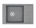 Кухонная мойка AQUATON Делия 78, серая (1A715132DE230)