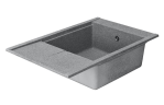 Кухонная мойка AQUATON Делия 78, серая (1A715132DE230)