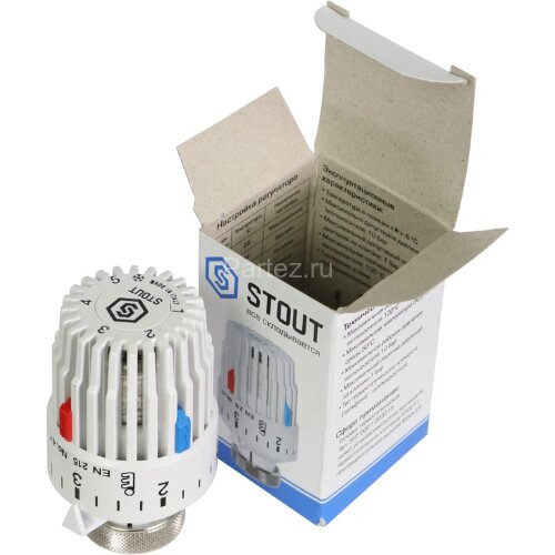 Головка термостатическая газовая M30x15 Stout