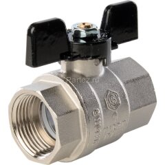 Кран шаровой полнопроходной ВР/ВР бабочка 1&quot; Stout