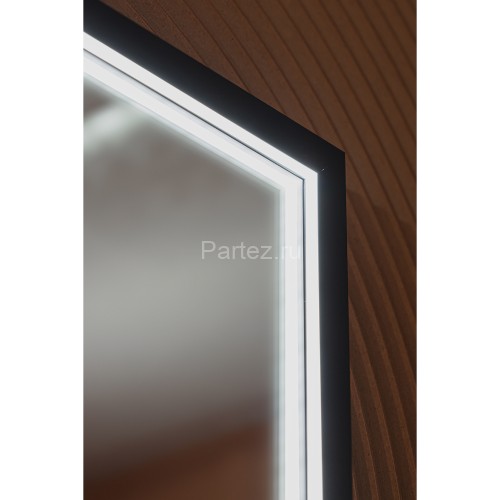 Зеркало AZARIO Эдисон - МЕТЕО 900х650 с подсветкой, бесконтактный сенсор с функцией диммера, погодны