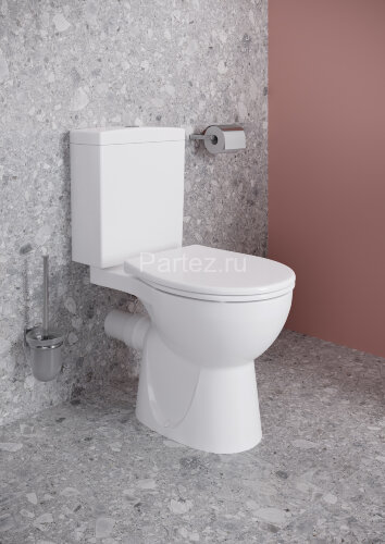 Унитаз-компакт напольный Vitra Norm Nord 360х670х805 сиденье дюропласт с микролифтом, белый (9845B09