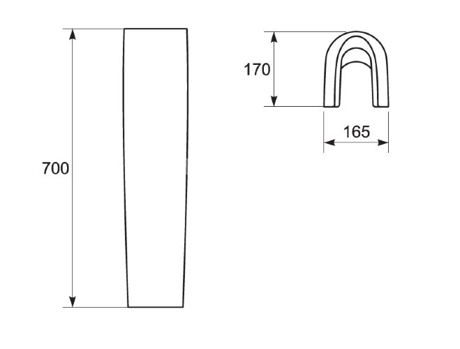 Пьедестал Cersanit STREET FUSION (Nature, Strim,CITY)