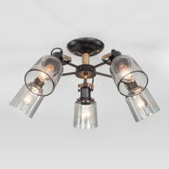 Потолочная люстра Eurosvet 70111/5 черный