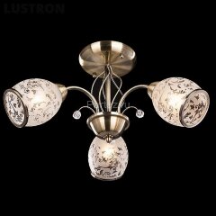 Потолочная люстра Eurosvet 30026/3 античная бронза